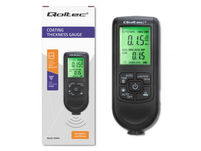 Qoltec ® Krāsas pārklājuma biezuma mērītājs