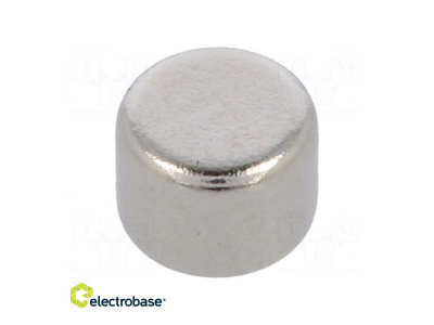 Magnet: permanent; neodymium; H: 3mm; 4N