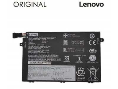 Notebook battery LENOVO L17L3P51, 3880mAh, Original
