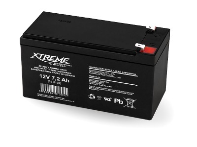 Xtreme 12V 7.2Ah akumulators ::