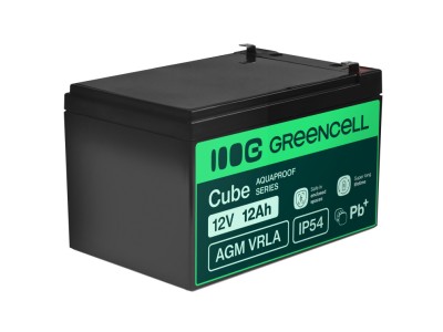 Greencell AGM VRLA 12V 12Ah maintenance-free