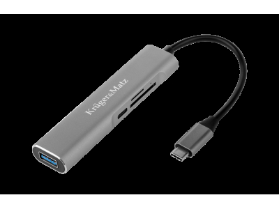Kruger&Matz USB Type-C 3.1 adapteris