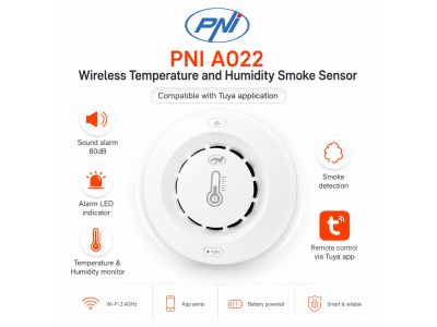 PNI ® Dūmu, temperatūras un mitruma