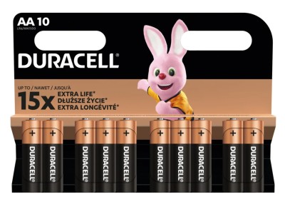 Duracell AA (LR6) baterijas 1.5V