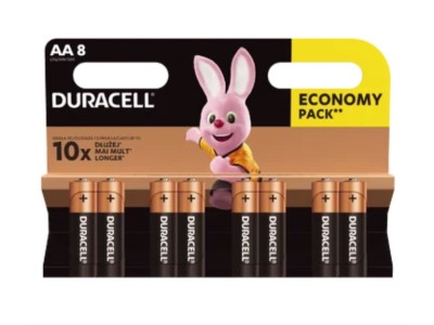 Duracell AA (LR6) baterijas 1.5V