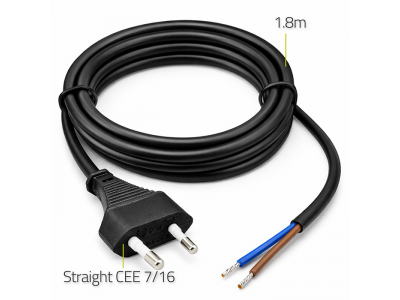 Qoltec ® Barošanas kabelis ar CEE