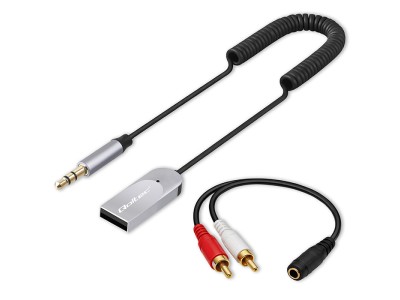 Qoltec ® Bezvadu audio uztvērēja adapteris