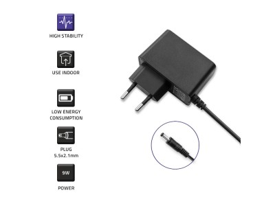 Qoltec ® 9V Barošanas adapteris PREMIUM