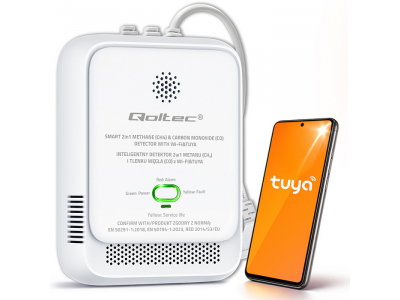 Qoltec ® Sertificēts dabasgāzes un tvana