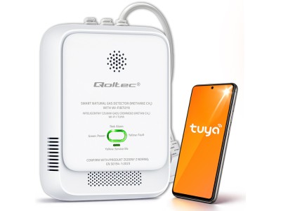Qoltec ® Sertificēts dabasgāzes (CH4) noplūdes