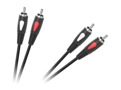 CABLETECH Audio savienotājvads 2xRCA spraudņi -