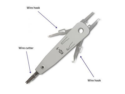 Qoltec ® Krosēšanas instruments LSA un