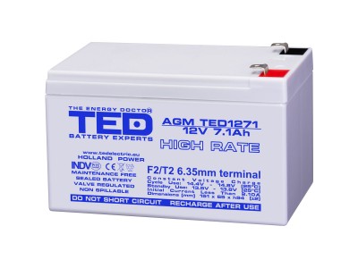 TED ® 12V 7.1Ah AGM