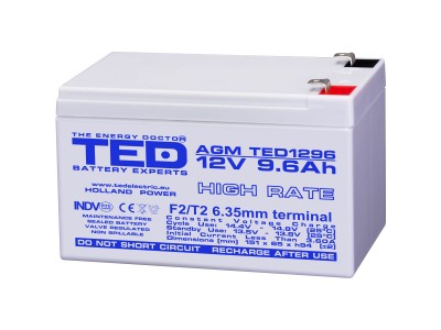 TED ® 12V 9.6 Ah