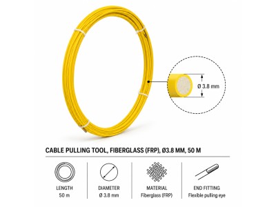 ElectroBase ® Kabeļu vilkšanas ierīce, stikla