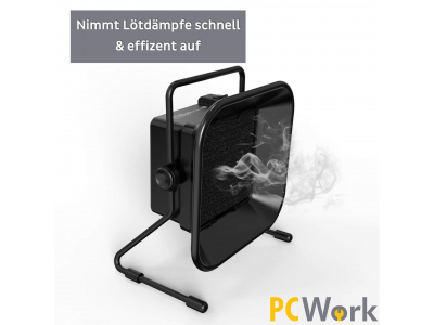 PCWork ESD drošs lodēšanas dūmu nosūcējs