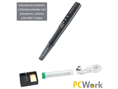 PCWork USB-C lodāmurs 40W ar OLED