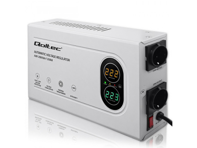 Qoltec ® Automātiskais sprieguma stabilizators AVR