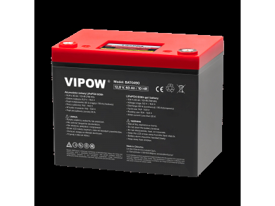 Vipow LiFePO4 60Ah akumulators ar BMS