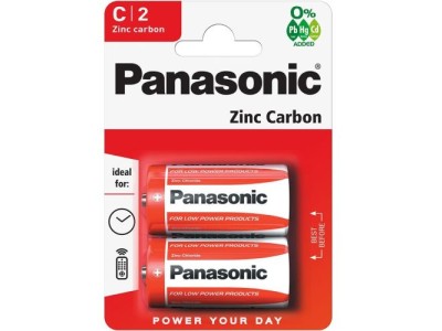 Panasonic R14-2BB (C) Blistera iepakojumā 2gb
