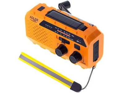 Adler AD 1197 Pārnēsājams radio-lukturis ar
