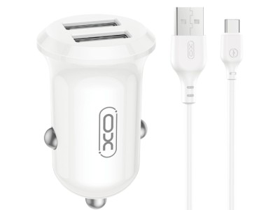 XO CC67 Automašīnas lādētājs 2xUSB 12W