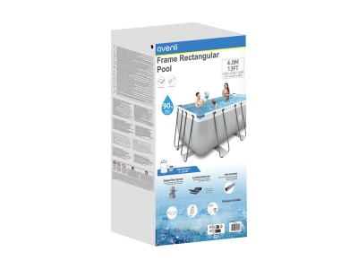 AVENLI grey frame pool, 400x207x122
