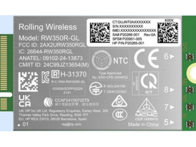 HP 4G LTE Modem m.2