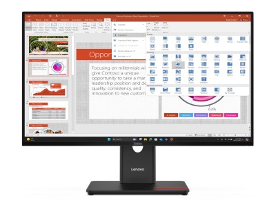 Lenovo Monitor ThinkVision T27-40 Black (27