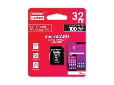 Goodram 32GB microSDHC class 10 UHS