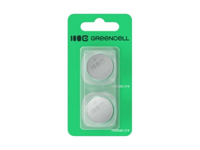 Baterijas Green Cell 2x Lithium CR2032