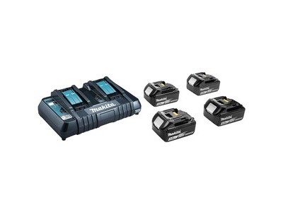 MAKITA POWER SUPPLY KIT 18V (BL1850Bx4+DC18RD)