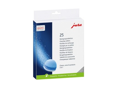 Jura 3-phase cleaning tablets 25 pcs