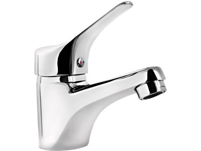Basin mixer with automatic stopper