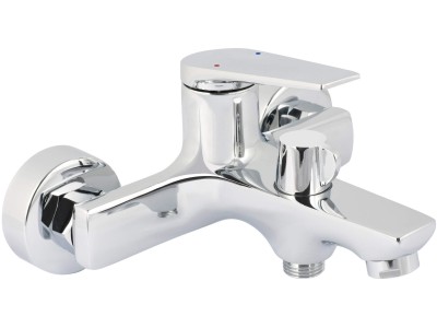 Wall-mounted bathtub faucet