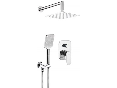 Concealed shower set