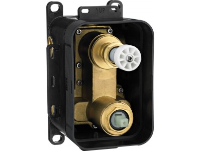 Flush-mounted mixer BOX with spray switch