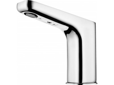 Touchless washbasin mixer without temperature control