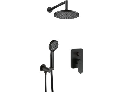 Concealed shower set