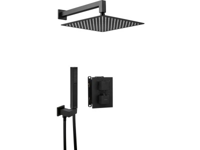 Concealed shower set with thermostatic BOX