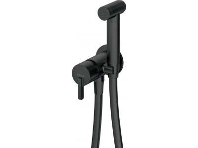 Concealed bidet mixer with bidetta shower