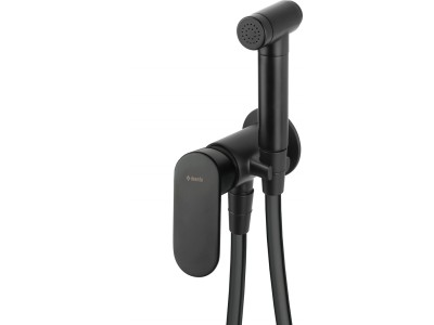 Concealed bidet mixer with bidetta shower