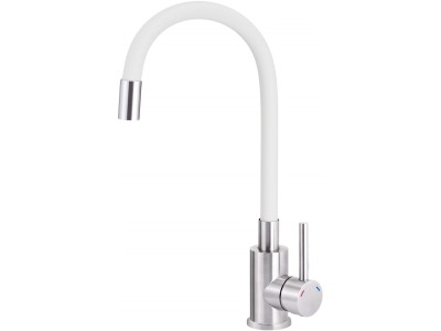 Kitchen faucet with flexible spout