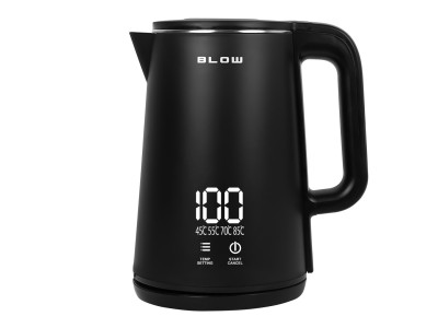 BLOW Black kettle with display 2200W