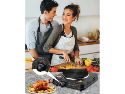 Single-burner adjustable electric cooker BLOW 1000W