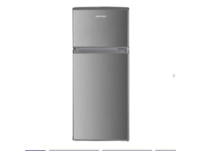 MPM MPM-125-CZ-11/E silver refrigerator with a