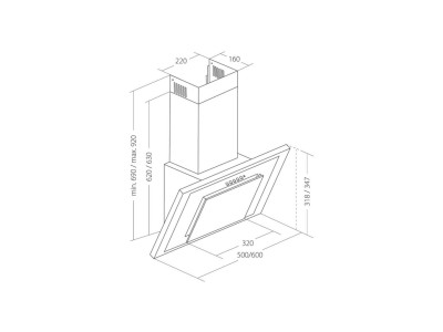 Akpo WK-4 Nero Eco 50 Wall-mounted
