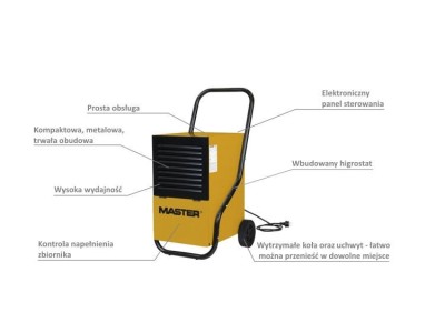 MASTER DEHUMIDIFIER DH752 45,6L /24h