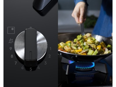 Induction-gas hob ELECTROLUX KDI641723K 800 Mixed