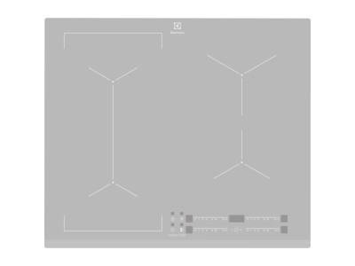 Electrolux EIV63440BS Silver Built-in Zone induction